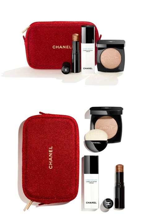 chanel makeup etui|Chanel gift sets.